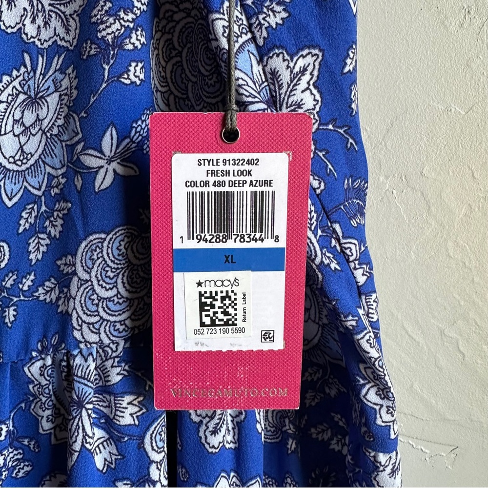 NWT Vince Camuto Asymmetric Tiered Batik Skirt In… - image 8